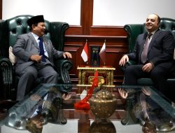 Menhan Prabowo Terima Kunjungan Wakil PM/Menhan Qatar di Jakarta